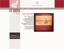 Tablet Screenshot of la-danse-ballettschule.de